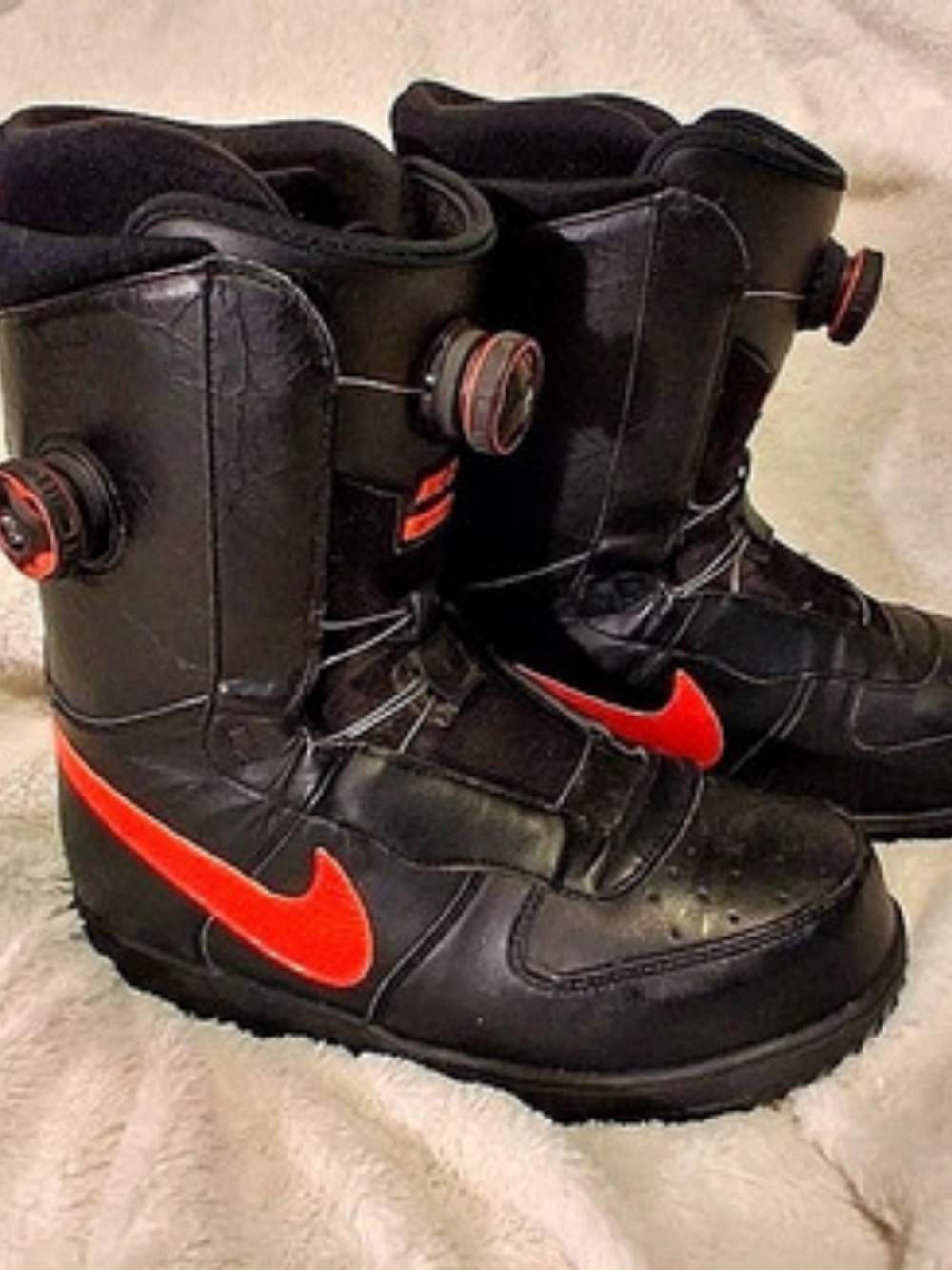 Nike Zoom Force 1 X Double BOA Snowboard Boots Men's Boots Black & Orange US